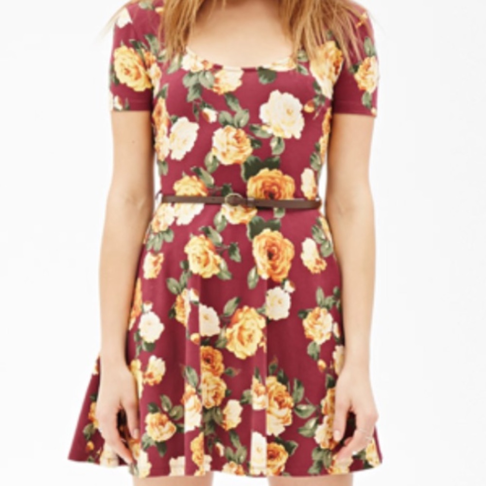 ISO Forever 21 Floral skater dress